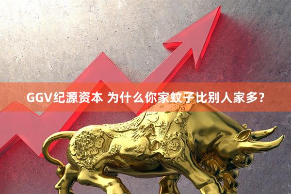 GGV纪源资本 为什么你家蚊子比别人家多？